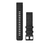 QuickFit Watch Bands for fēnix 6S - 20 mm - Heathered Black Nylon with Black Hardware - 010-12875-00 - Garmin